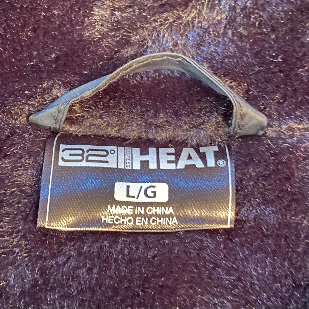 Black Vest Quilted Faux Fur Lined Size L - Picture 3 of 4